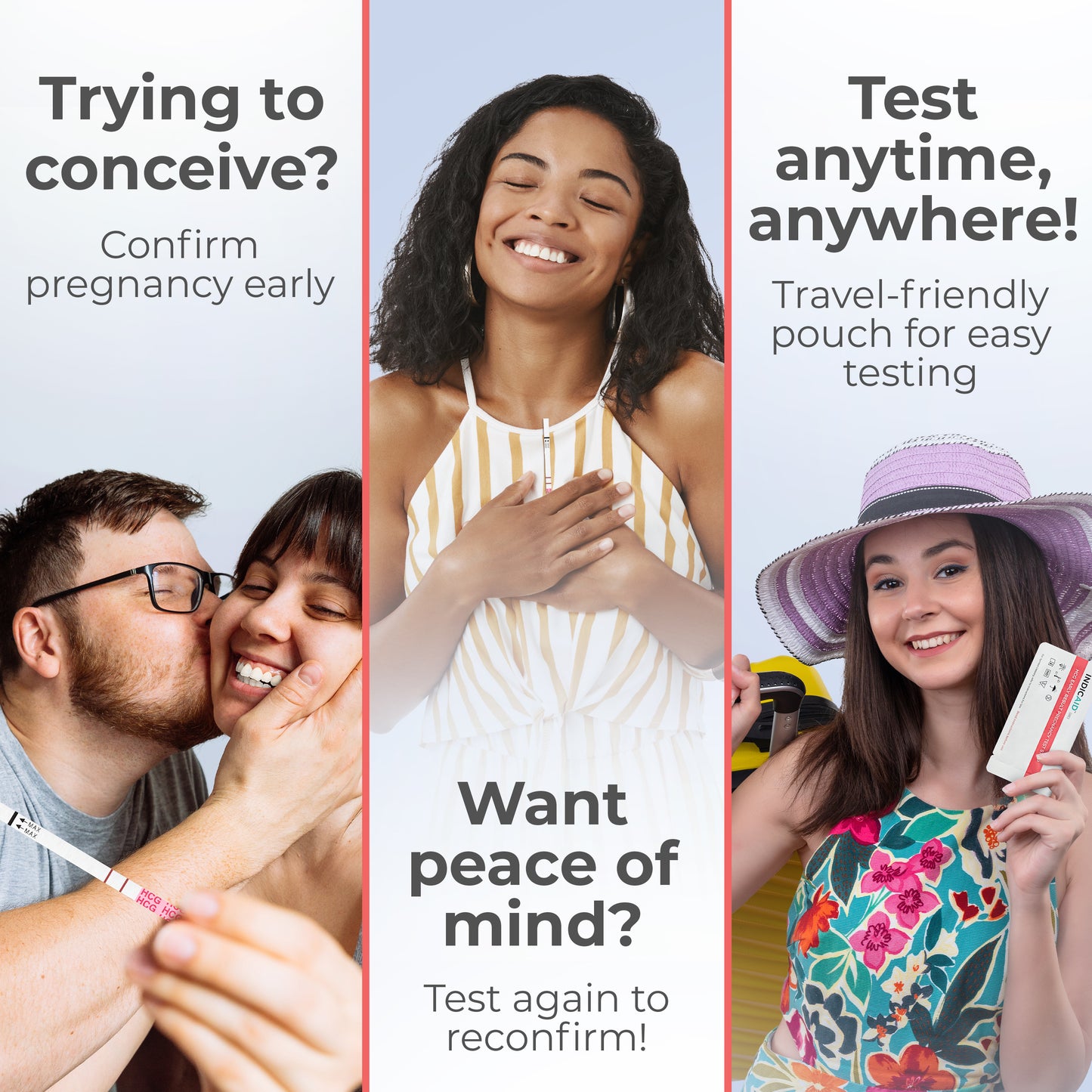 Early Detection Pregnancy Test Strips