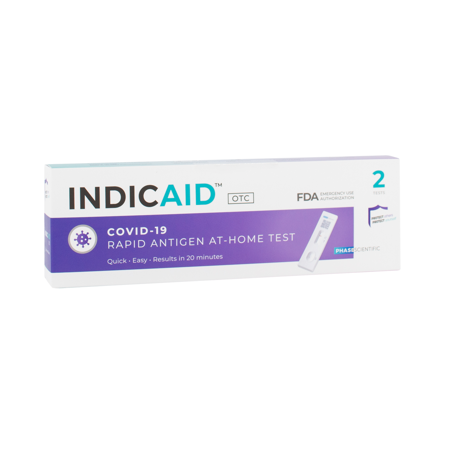 INDICAID® COVID-19 Rapid Antigen At-Home Self Test (OTC)