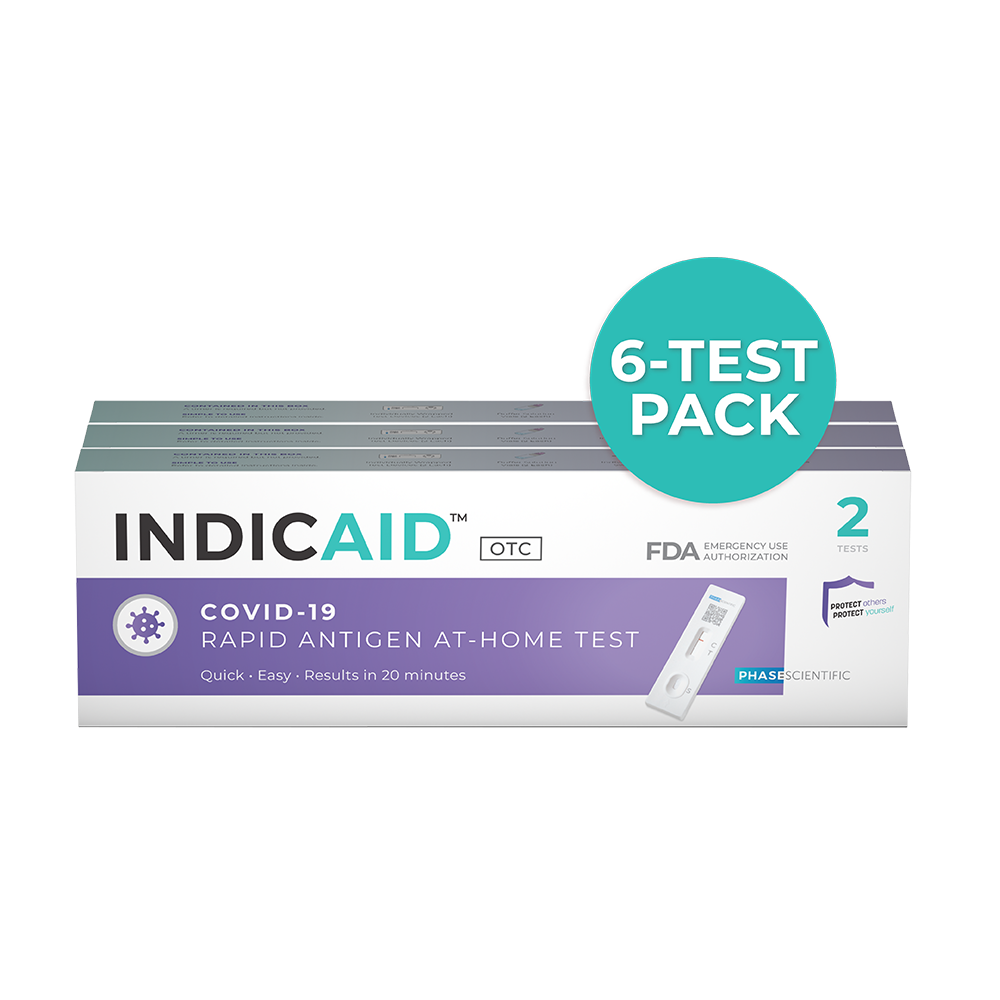 INDICAID® COVID-19 Rapid Antigen At-Home Self Test (OTC)